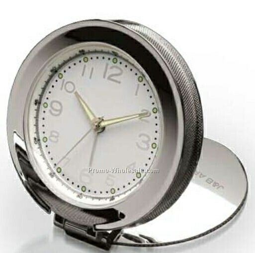 Essentials Cardine Travel Clock 3-1/2"x3-5/8"x1-18"