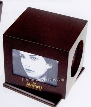 Executive Desktop Revolving CD Holder W/ Frame