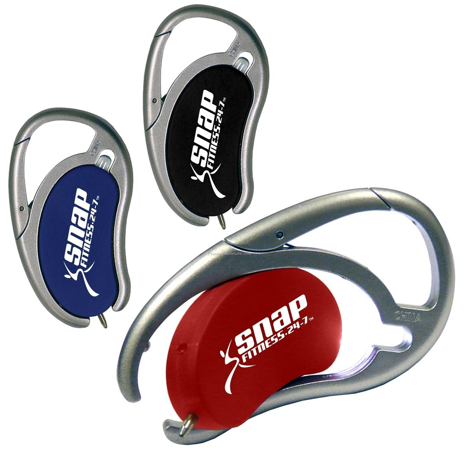 Flip Carabiner With Pen & Light