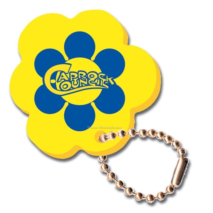 Foam Floating Key Tag - Flower