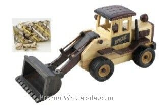 Front End Loader - Wooden - Pistachios 5 Oz.