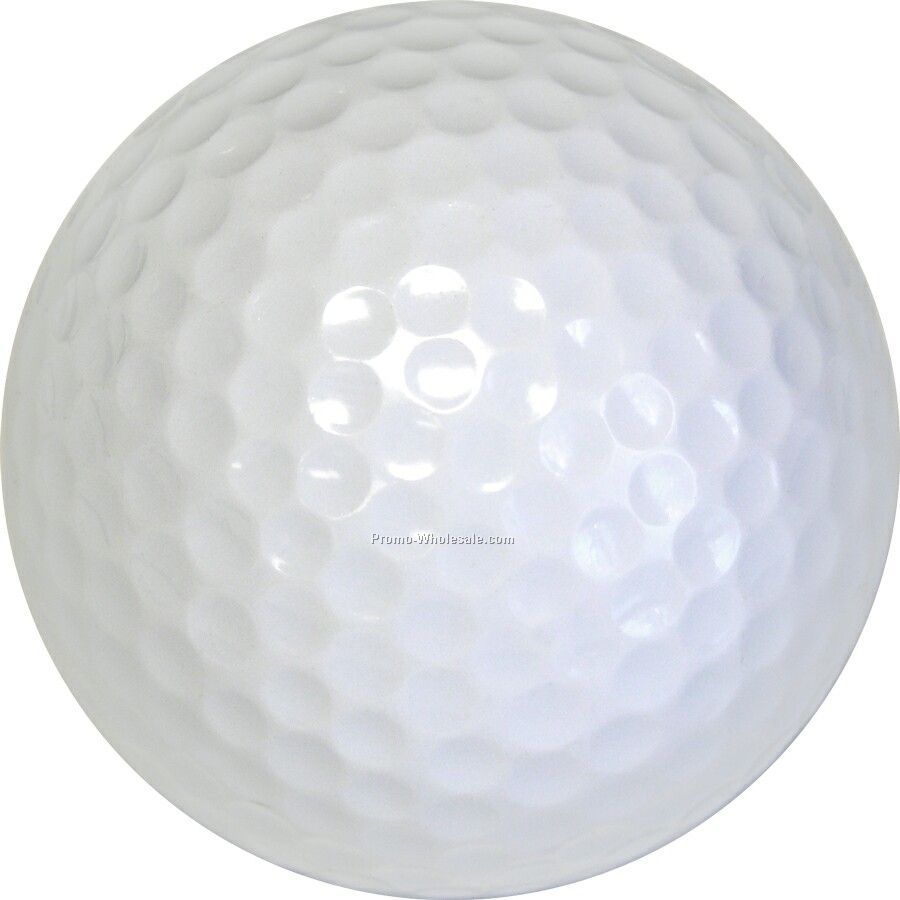 Golf Balls - White - Custom Printed - 1 Color - Clear 3 Ball Sleeves