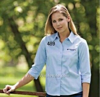 Ladies Avalon Cotton Oxford Shirt (Xs-xl)