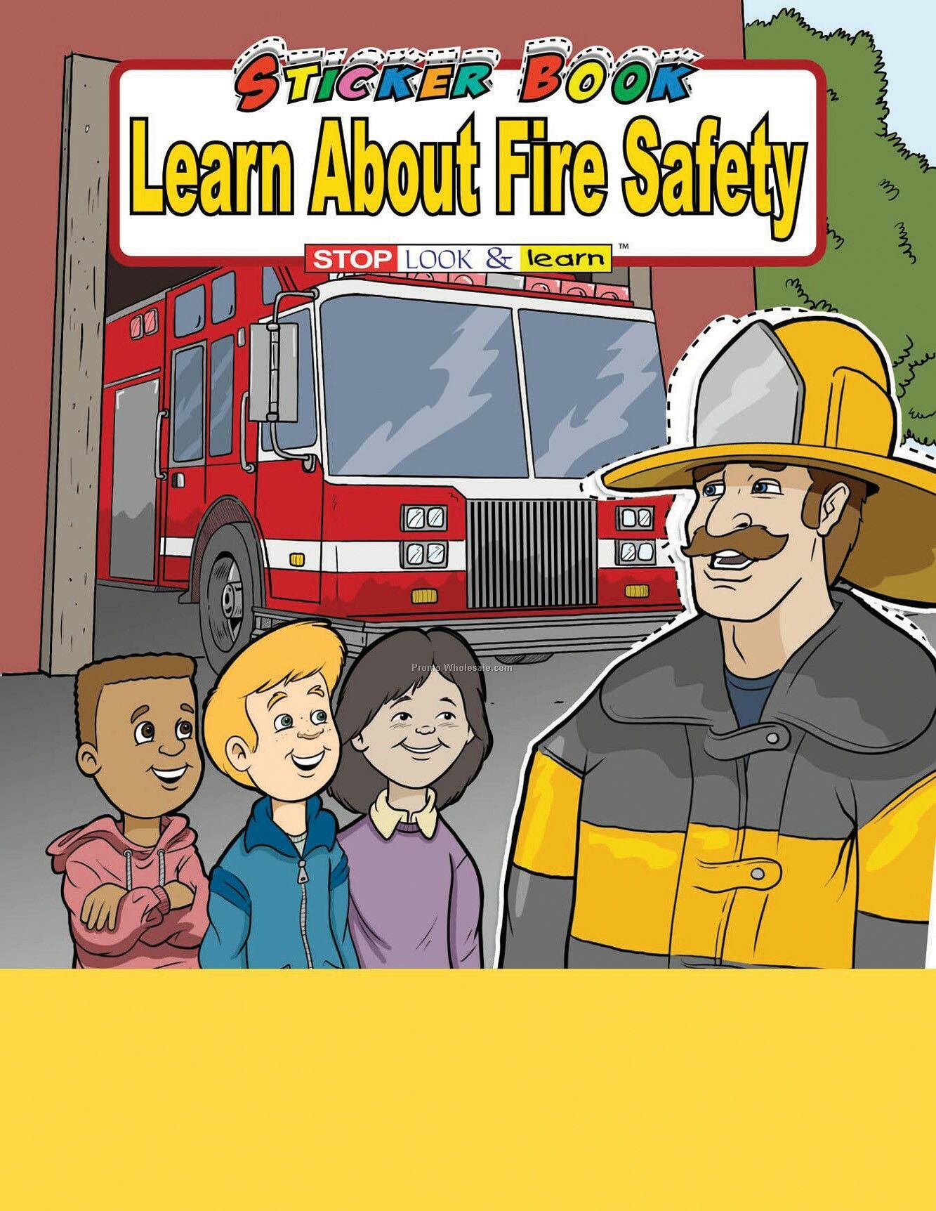 Learn About Fire Safety Sticker Book Fun Pack