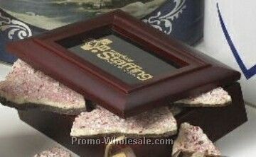 Mahogany Toned Gift Box W/ Peppermint Bark