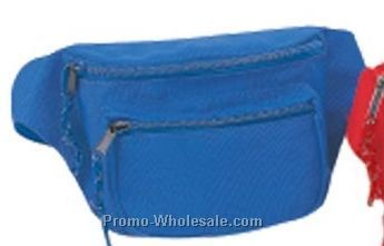 Poly Three Zipper Fanny Pack