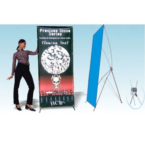 Promo Banner X-stand Heavy 31.5" X 80"