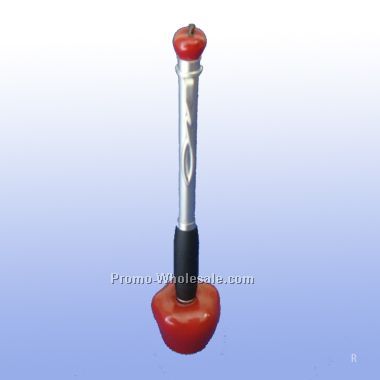 Red Apple Pen With Stand (Screened)