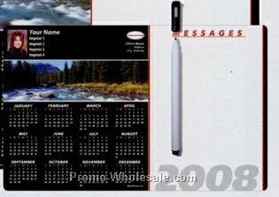 River Custom Photo Profile Calendar Magnetic Memo Board (5"x8")