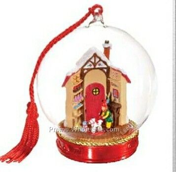 Santa's Workshop Memory Globe