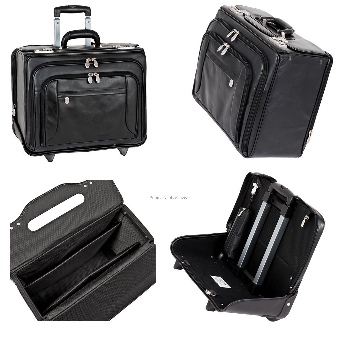 Sheridan Leather Detachable Wheeled Catalog Case