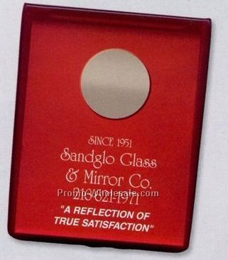 Sof-touch Vinyl Quick-vu Mirror With Die Cut Circle