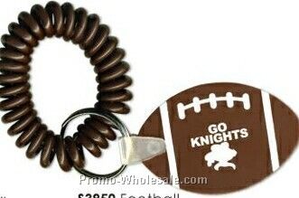 Sports Football Keychain & Wristband