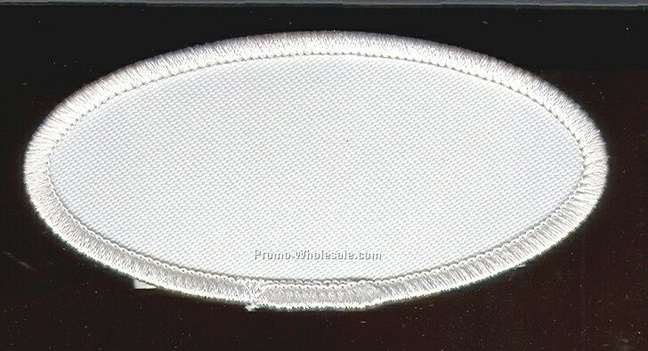 Stock Blank (3.25x1.5 Oval White Border With White Background)