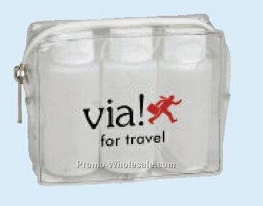 Stopover Travel Set W/ Empty Amenity Bottles