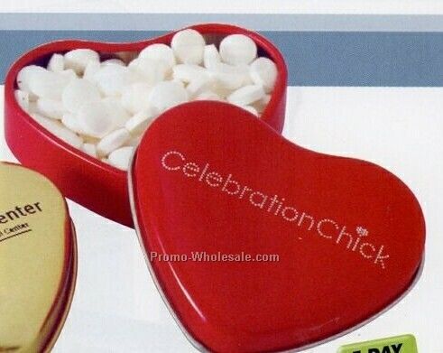 Sweet Heart Tin W/ Molded Chocolate