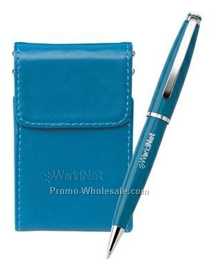 Terra 2-piece Gift Set W/ Autumn Pen & Leather Card Case