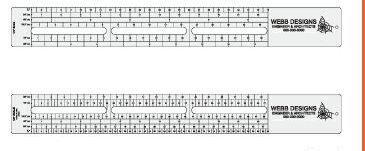 Truss Spacing Ruler