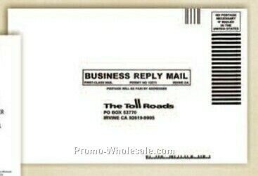 Tyvek Booklet Envelope Printed In Black Plus One Standard Ink (6"x9")