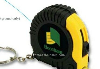 Valumark Blue Mini Tape Measure Keyring 2"x1-7/8"x3/4"