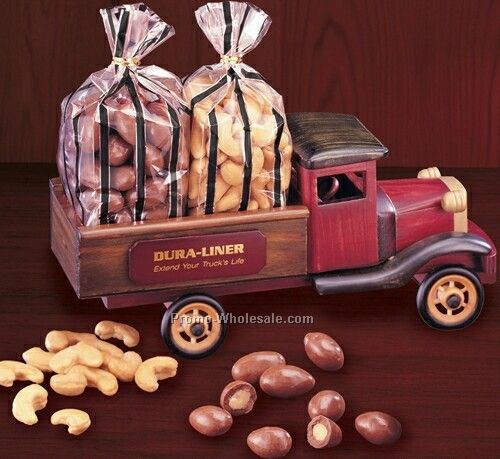 Vintage 1931 Pick-up Truck W/Chocolate Almonds & Jumbo Cashews