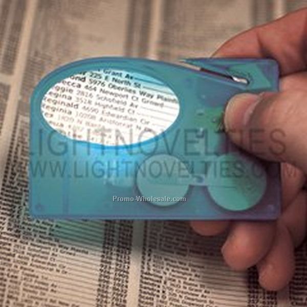 White Light Up Letter Opener/ Magnifier