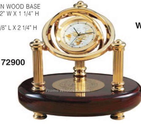 Wood Gyro Clock