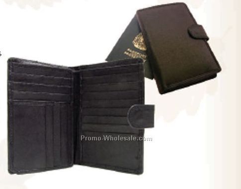 10-7/10cmx15cm Passport Cover With 16 Credit Card Pocket