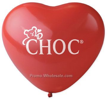 11" Latex Crystal Heart Shape Balloon (Small Quantity)