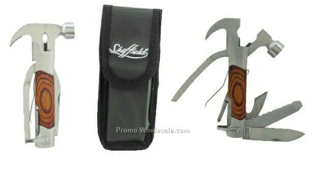 14-in-1 Multi Tool Wood Handle Hammer