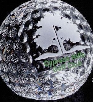 2-3/8" Clipped Golf Ball Sports Award