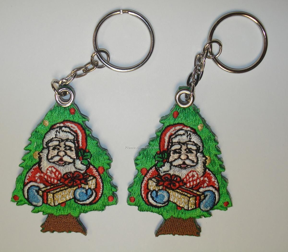 2.5" Embroidered Key Ring - Two Sided