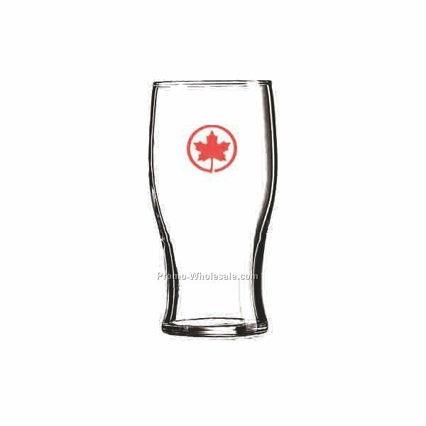 20 Oz. Crystal Pilsner Beer Glass W/ Wide Curved Sides (Printed)