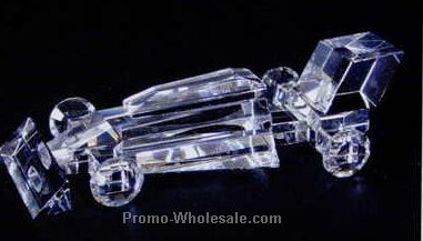 3-3/4" Optic Crystal Sport Car Figurine