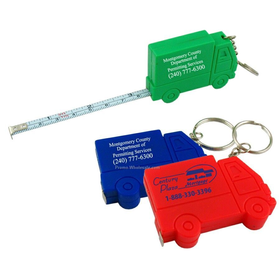 3' Truck Tape Measure W/Key Chain