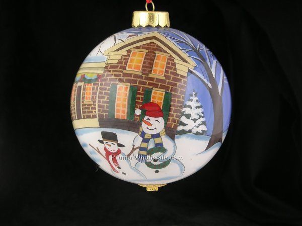 4" Ball Shape Ornament - Complex Artwork