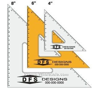 4" Fluorescent Triangle Measuring Device
