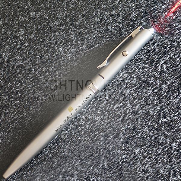 5-1/2" Light-up Pen W/ Laser Pointer