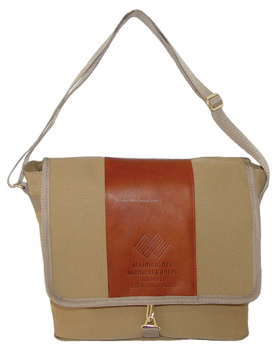 684l D - Messenger Bag With Leather Flap