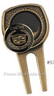 7/8" Magnetic Ballmarker And Divot Tool