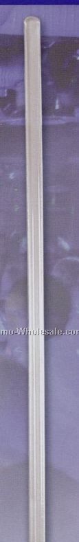 9" Standard Round Stem Stirrer (Crystal Clear)