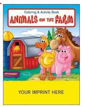 Animals On The Farm Coloring Book Fun Pack