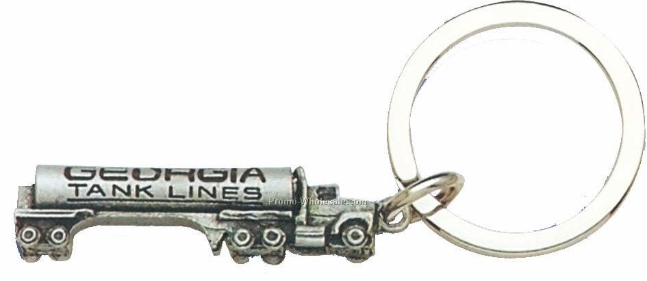 Casted Vehicle Tanker Truck Key Tag