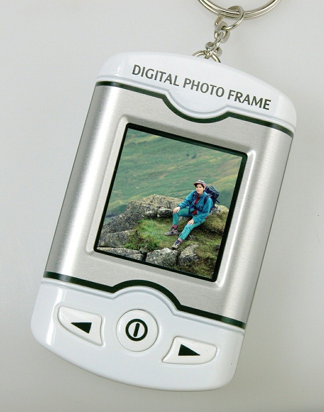 Digital Photo Frame & Clock W/ Keychain