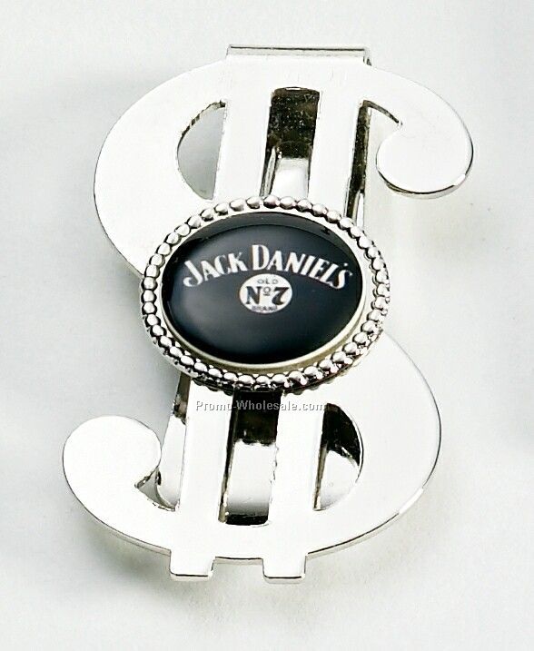 Dollar Sign Money Clip W/ Photoemblem