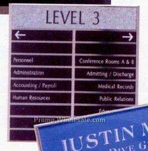 Economy Signage - 1-1/2"x6"