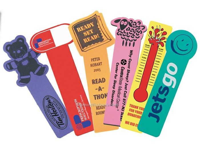 Foam Bookmark - Book Shaped Top