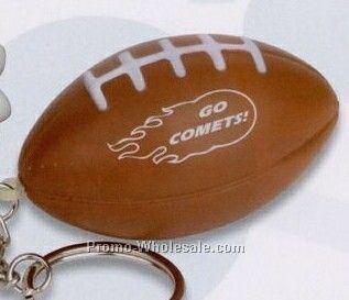 Football Key Chain Squeeze Toy