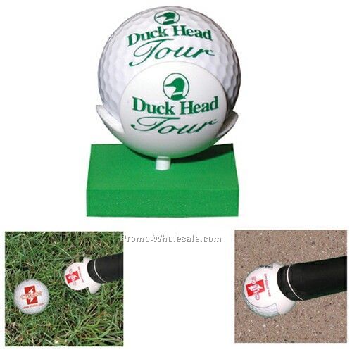 Golf Ball Retriever In Zip Lock Bag W/ Ball Marker