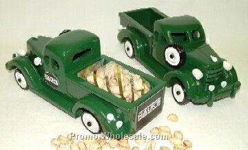 Green Pickup Truck - Wooden - Pistachios 6 Oz.